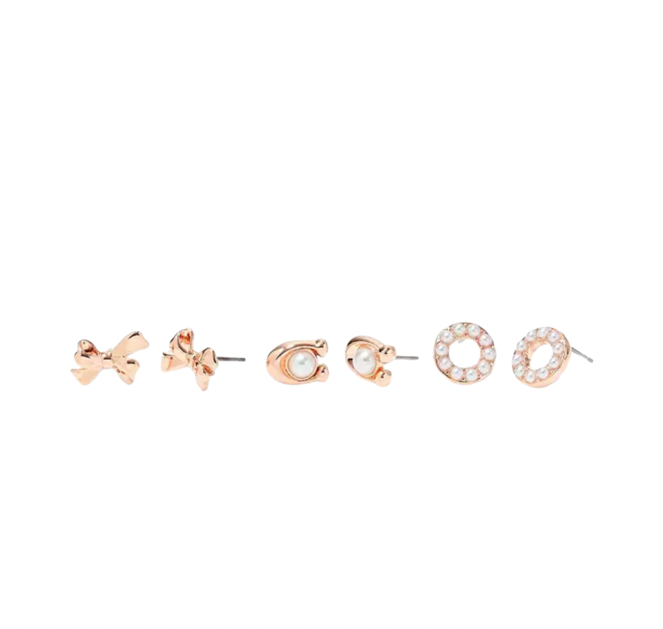 Authentic Designer Box Earring Set