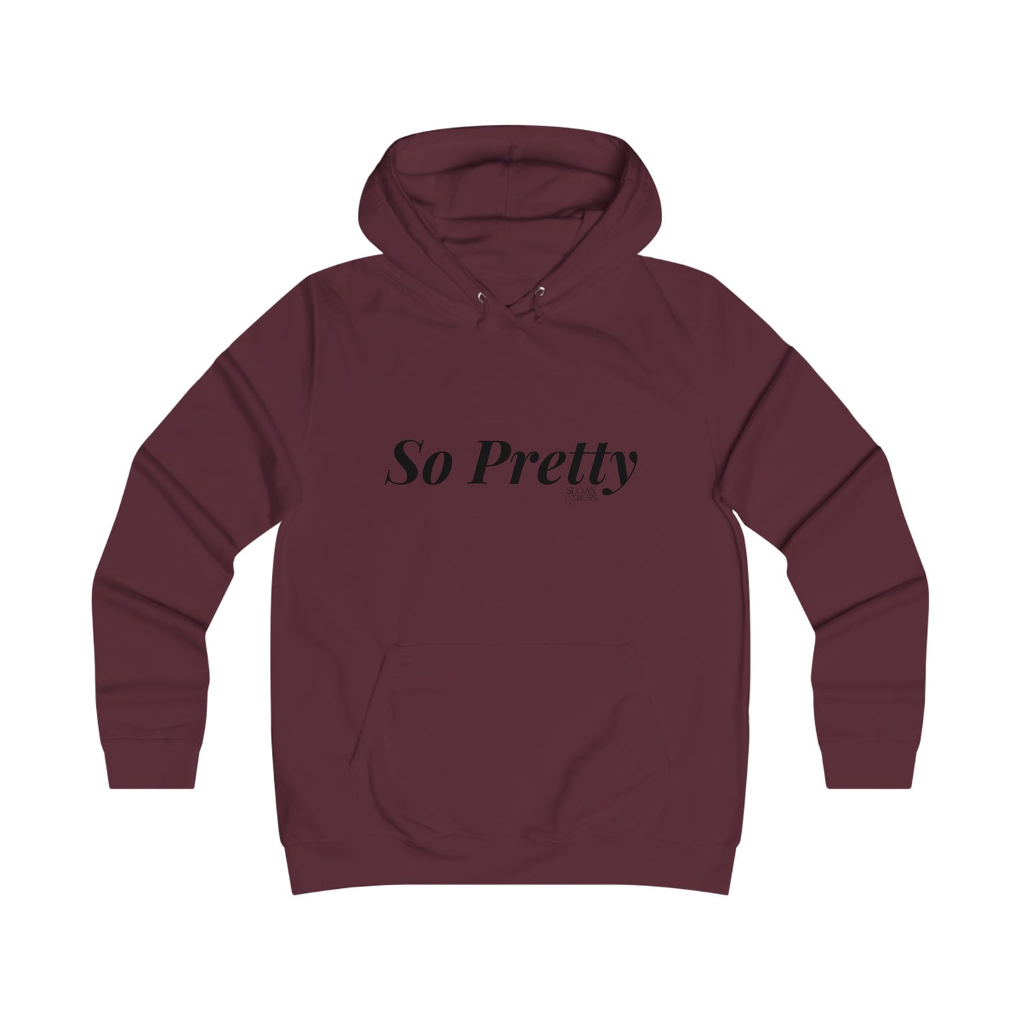 So Pretty Girlie College Hoodie