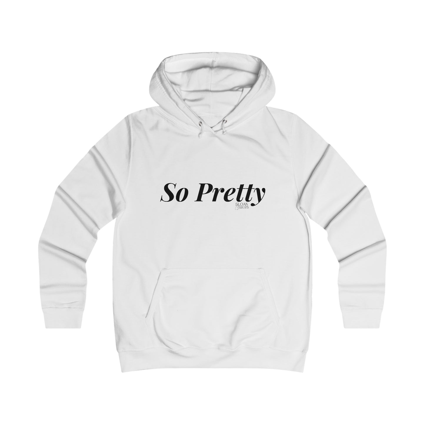 So Pretty Girlie College Hoodie