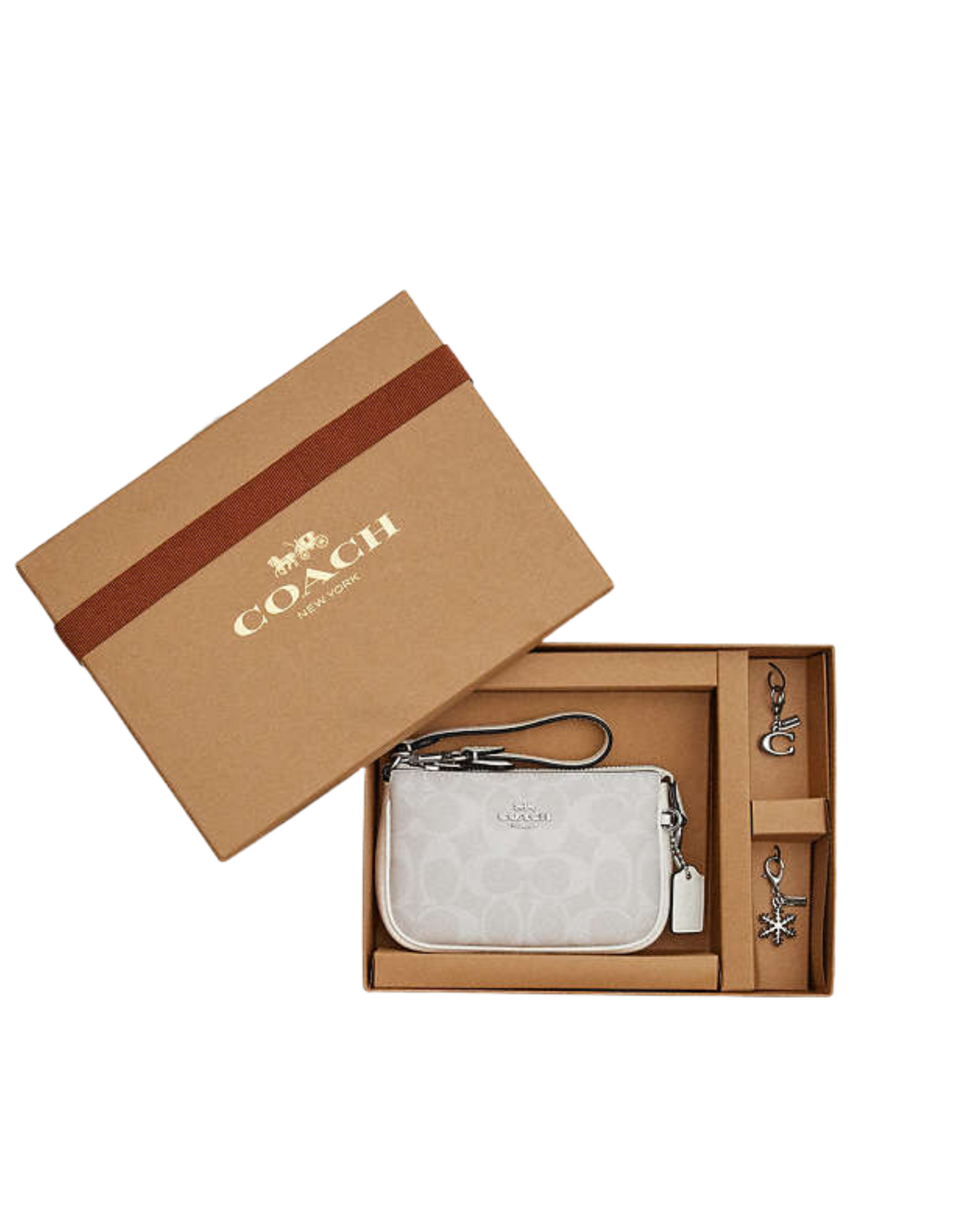 Authentic Designer Boxed Corner Zip Wallet